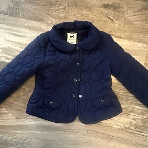 CUTE Navy Quilted Jacket